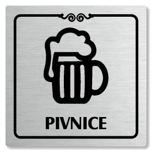 Pivnice, 118x118mm, stříbrná, Texas